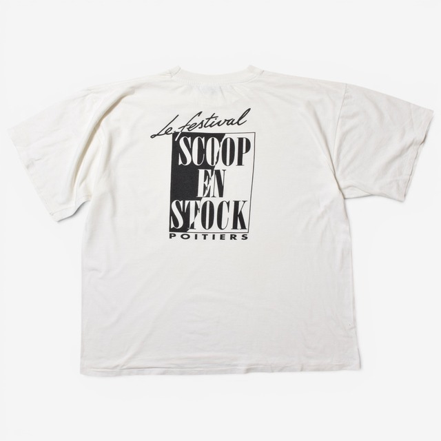 90s  フェスティバルプリント Tシャツ ホワイト