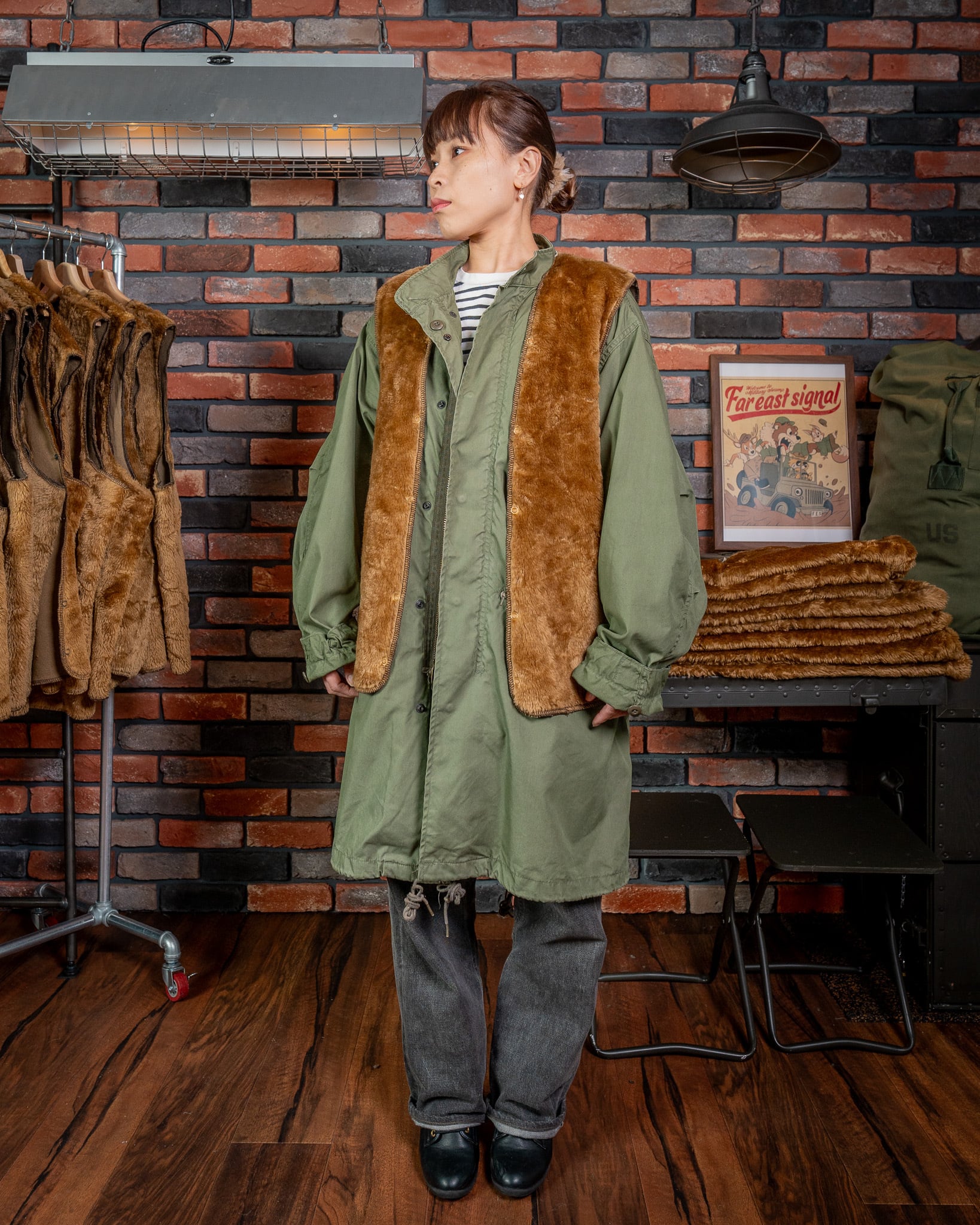 A55】Barbour 3warrant Pile Linner Vest A55】Barbour 3warrant Pile Linner Vest