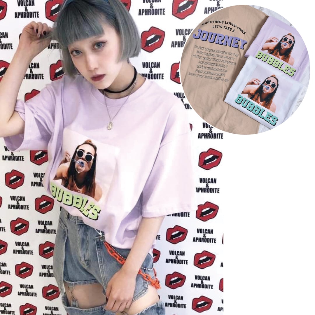 70%OFF】BUBBLES フォトTシャツ | VOLCAN&APHRODITE 公式通販