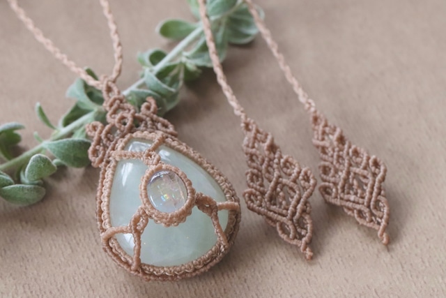 [Moonstones&Aquamarine] Pendant 〜Self love〜