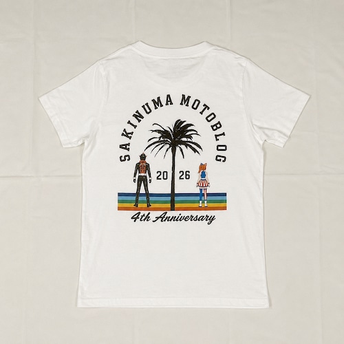 【9/6迄】サキヌマー 4周年記念レインボーTシャツ(レディース)