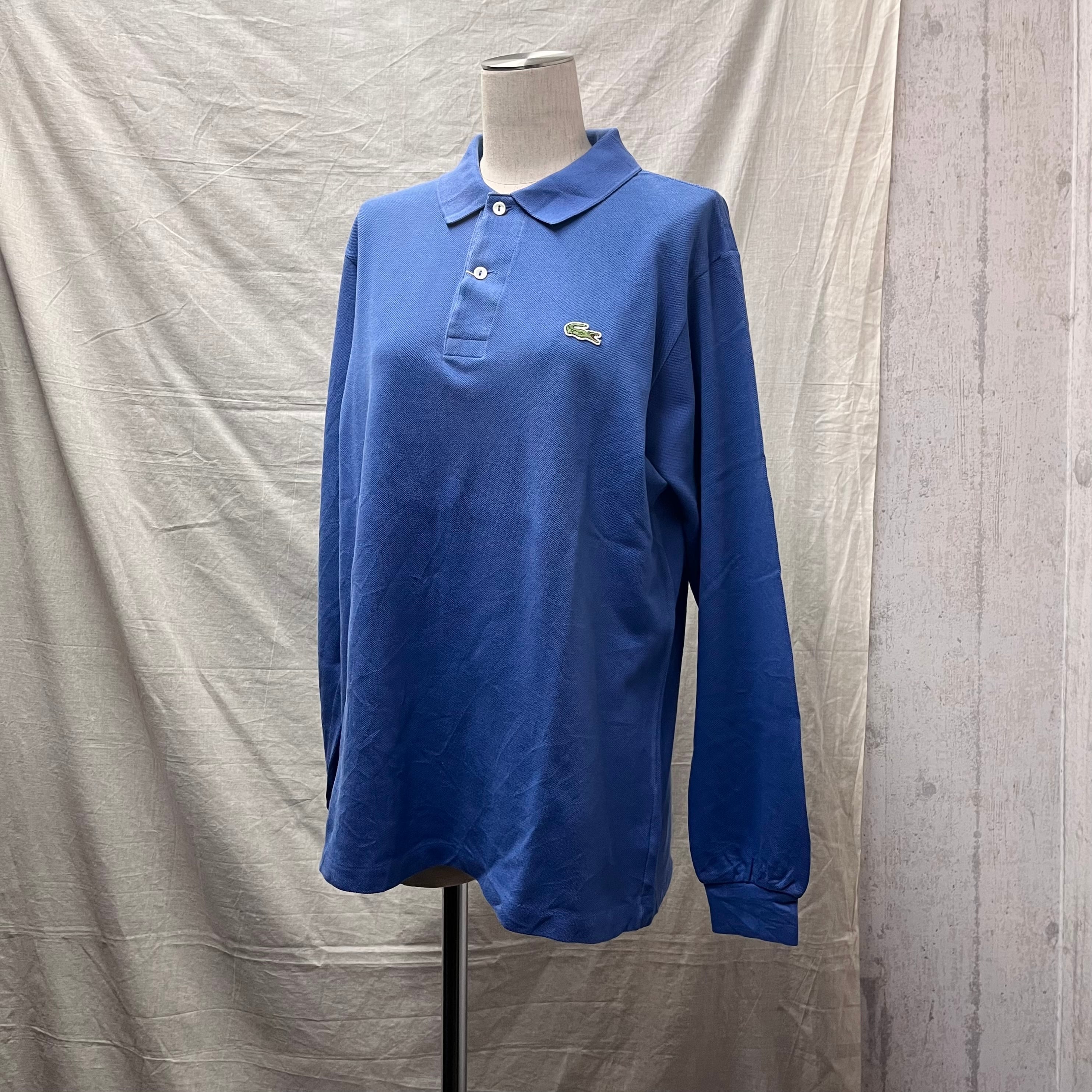 80s French LACOSTE long sleeves Polo shirts / France【b'2372