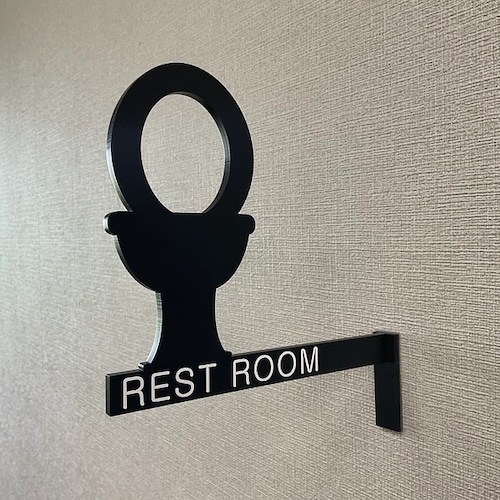 トイレサイン REST ROOM