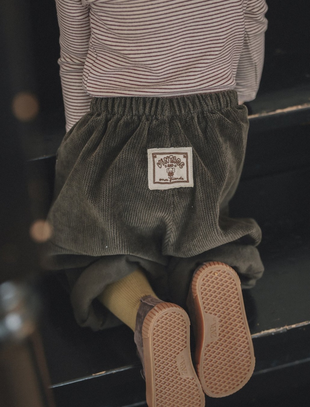 ONU［取寄］corduroy wide pants 26winter
