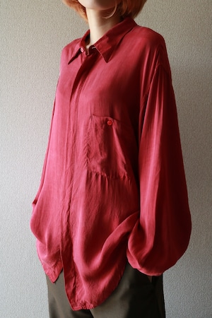 Vintage fog red shirt