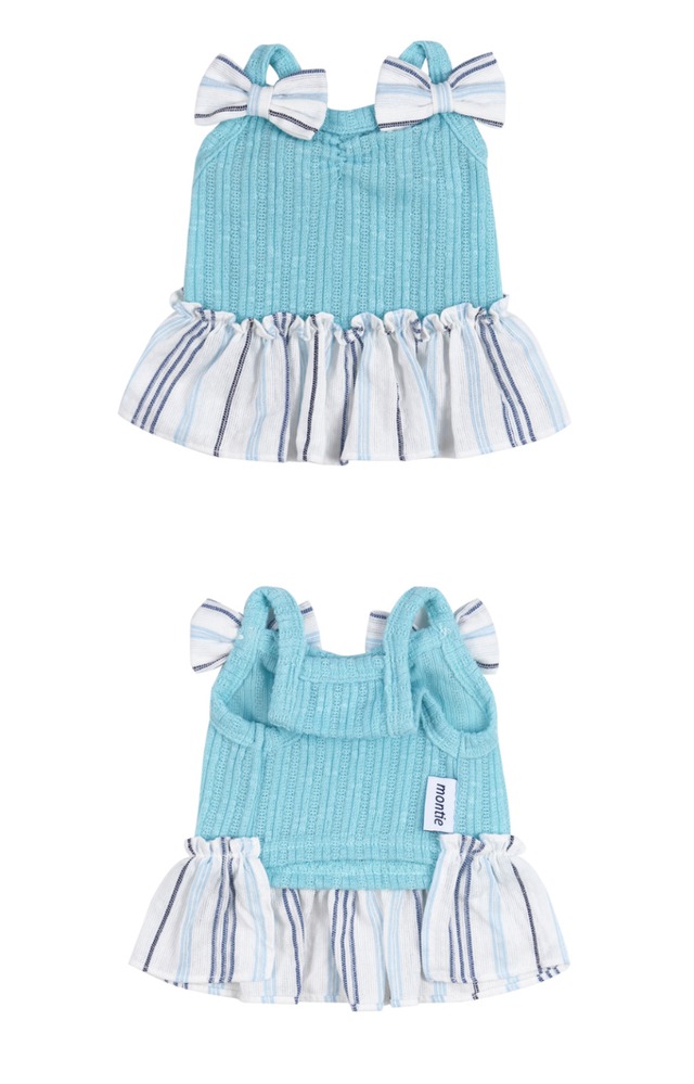 【予約】［montie］Twin One-Piece (ブルー)