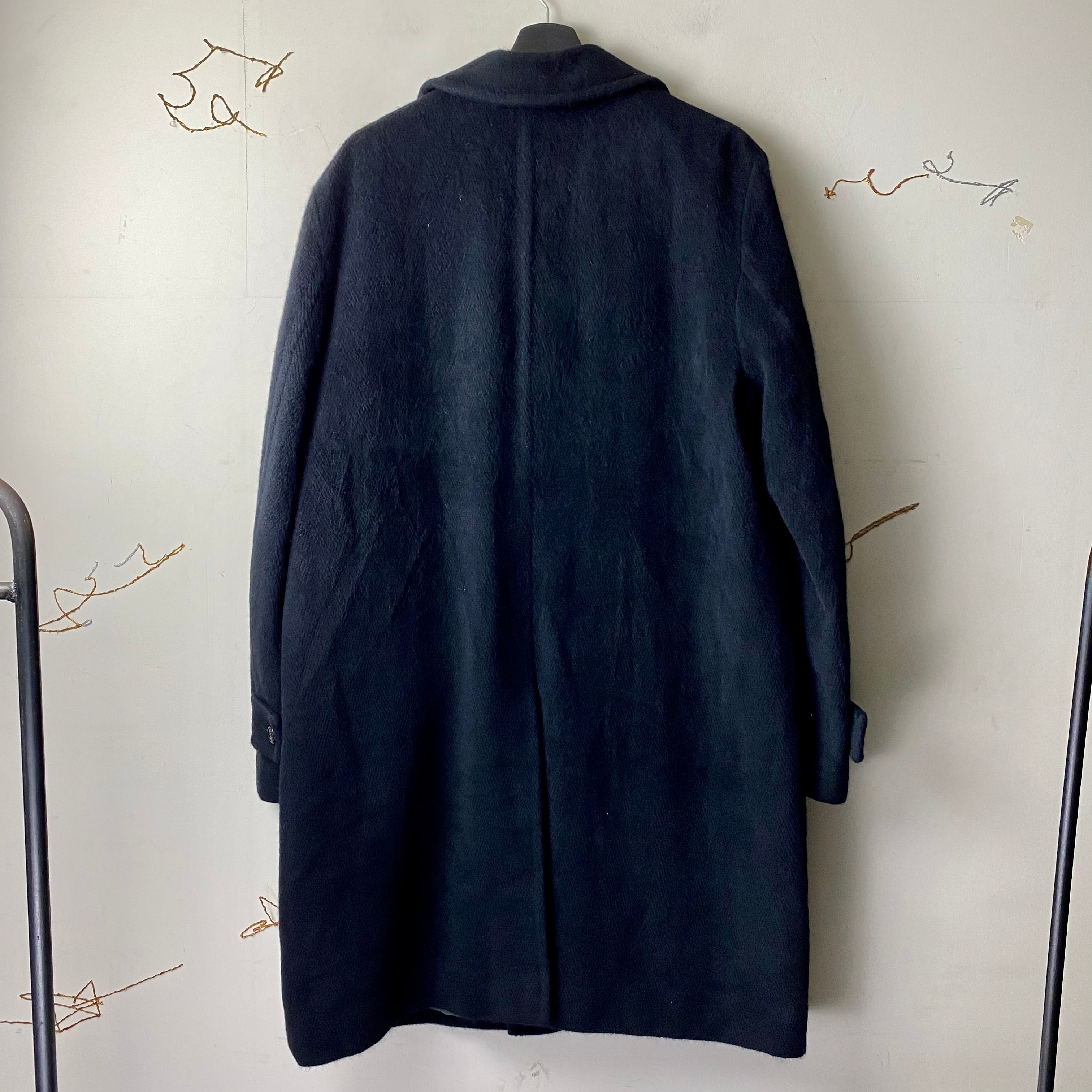 80's DOMON ドモン ウールツイードチェスターコート ヴィンテージ DOMON HOMME angora wool tweed coat | NOIR ONLINE
