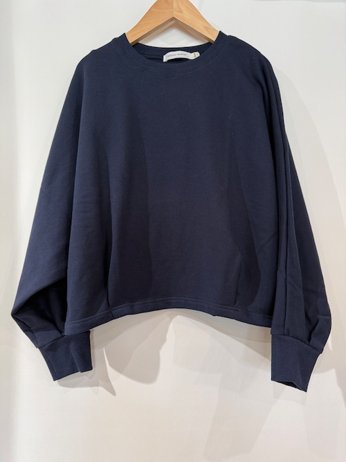 Chloro sister・toujours ensemble/ミニ裏毛タックドルマンプルオーバー　　ネイビー