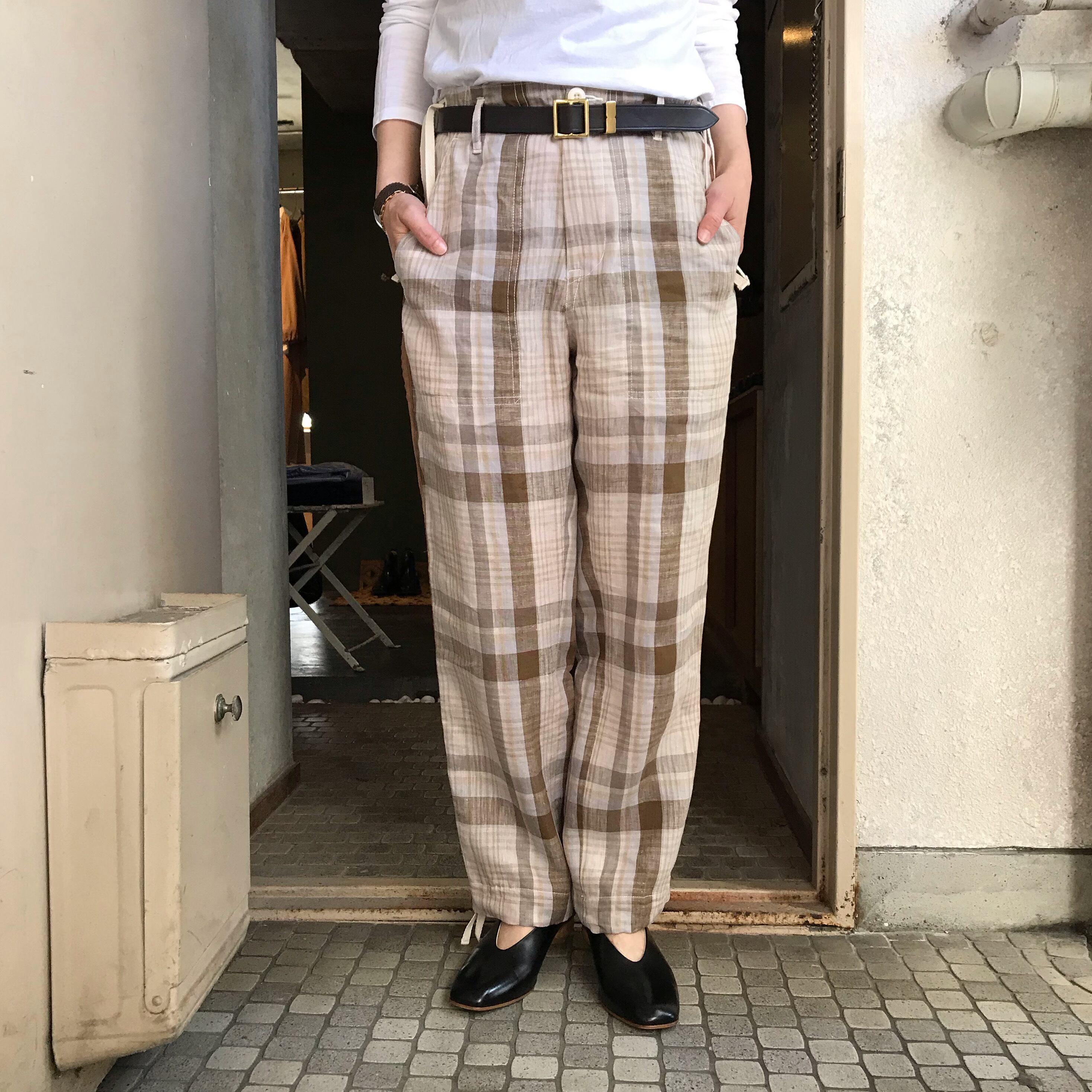 kenneth field heavy nel plaids メンズ