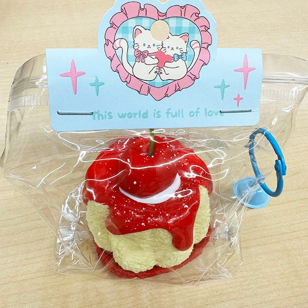 水感スクイーズ チェリープリン 水系スクイーズ ぷにぷに スイーツ