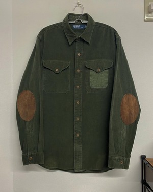 80-90sPoloRalphLauren Corduroy Work Shirt/L