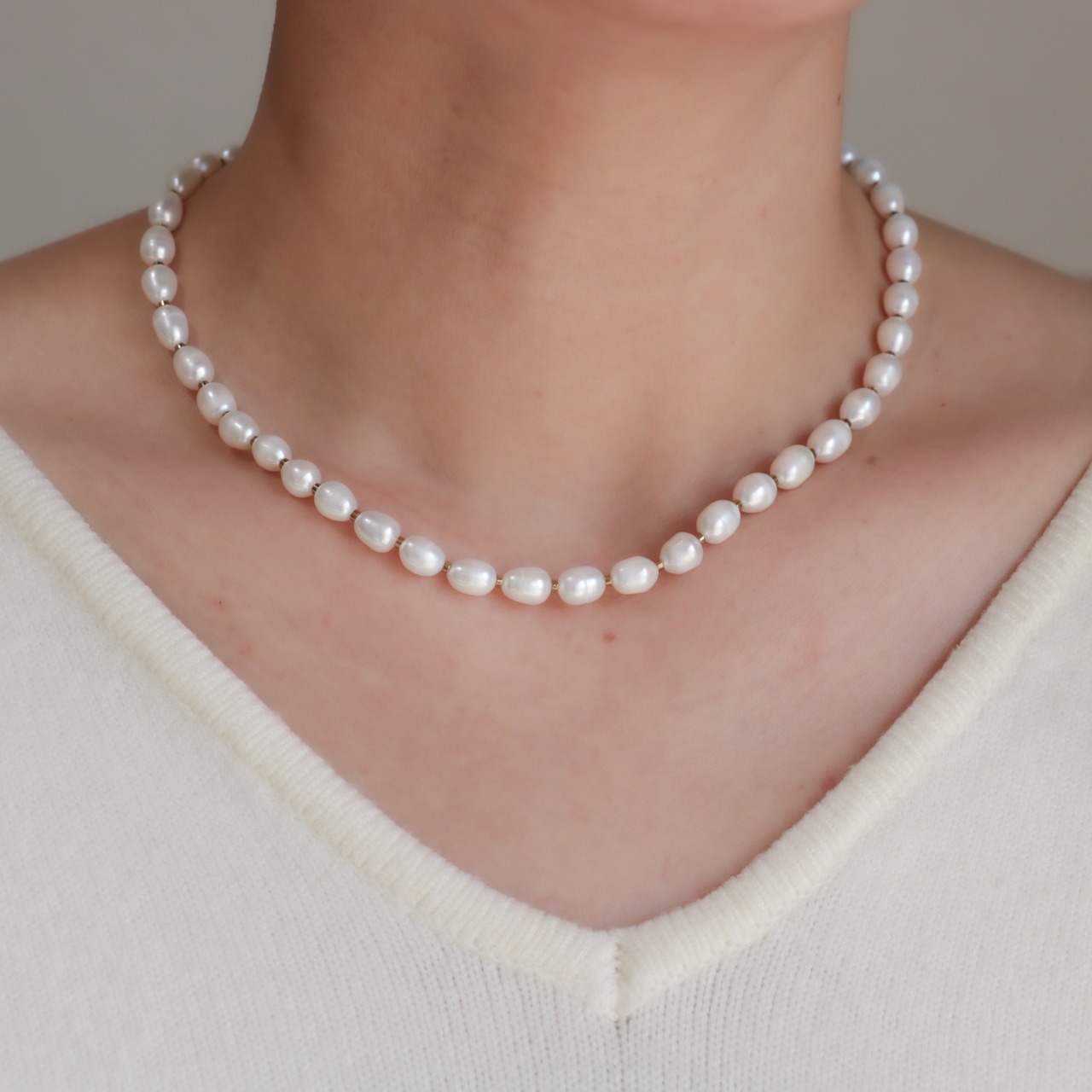 10周年記念necklace / 淡水パール