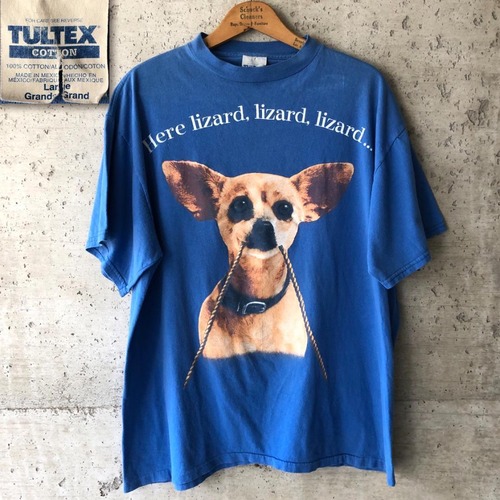 XZ598 Tシャツ 90s TACOBELL タコベル ゴジラ チワワ 98年
