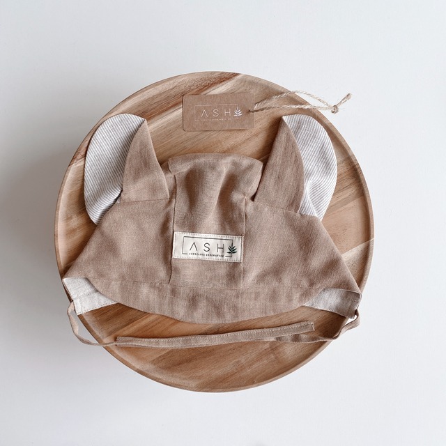 FOX CAPPUCCINO｜タイプ：Bonnet / ツバ：Straight / 耳：Appletree