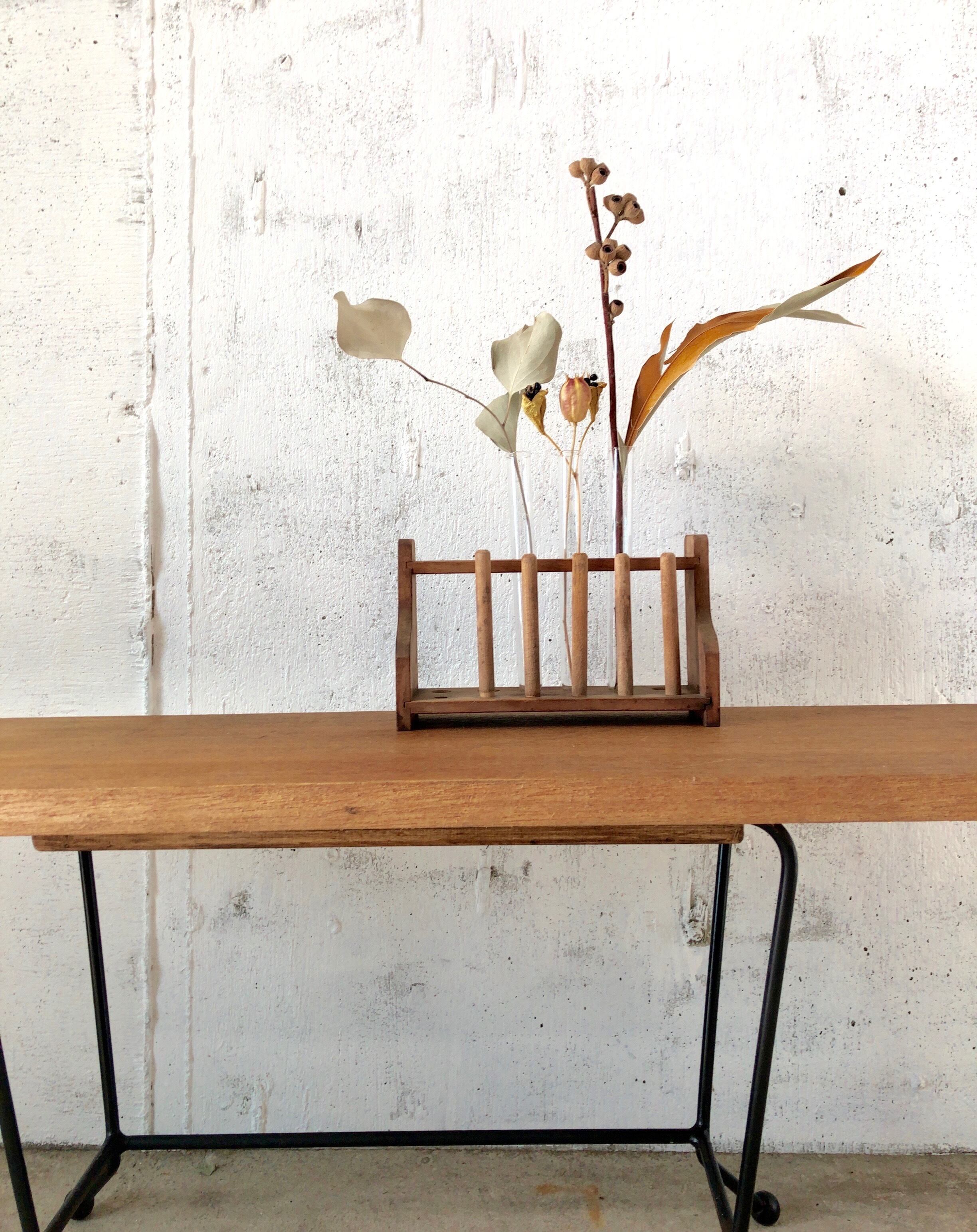 レトロな試験管立て［古道具］ | giraffes craft