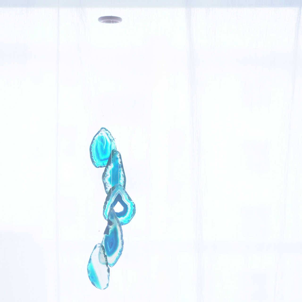 Summer Sea - アゲートヒーリングチャイム / Agate Sun Catcher Wind Chime 758