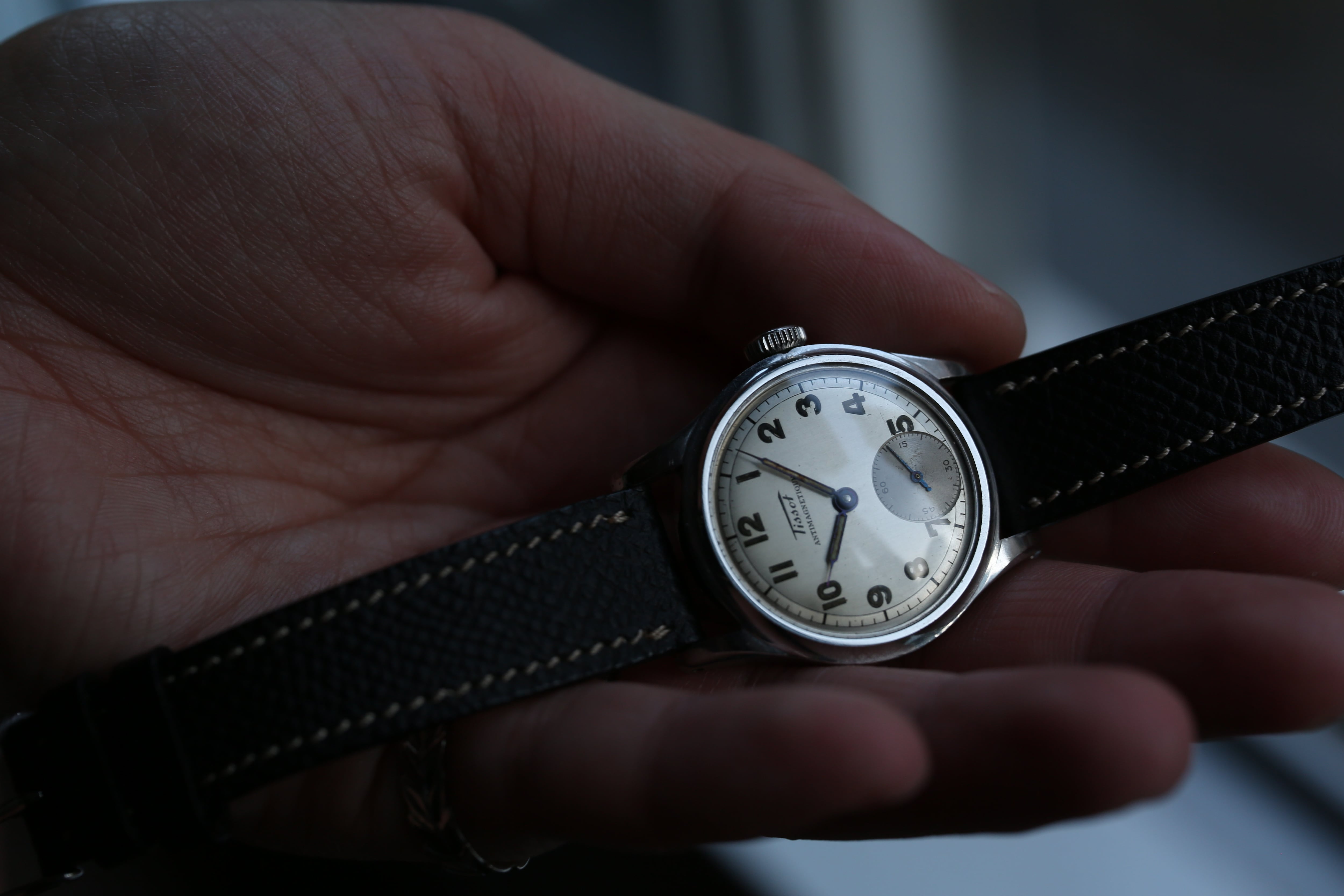 tissot antimagnetique 　40-50s手巻き時計 TISSOT】1940年代製 ティソ アンチマグネティーク スモールセコンド 手