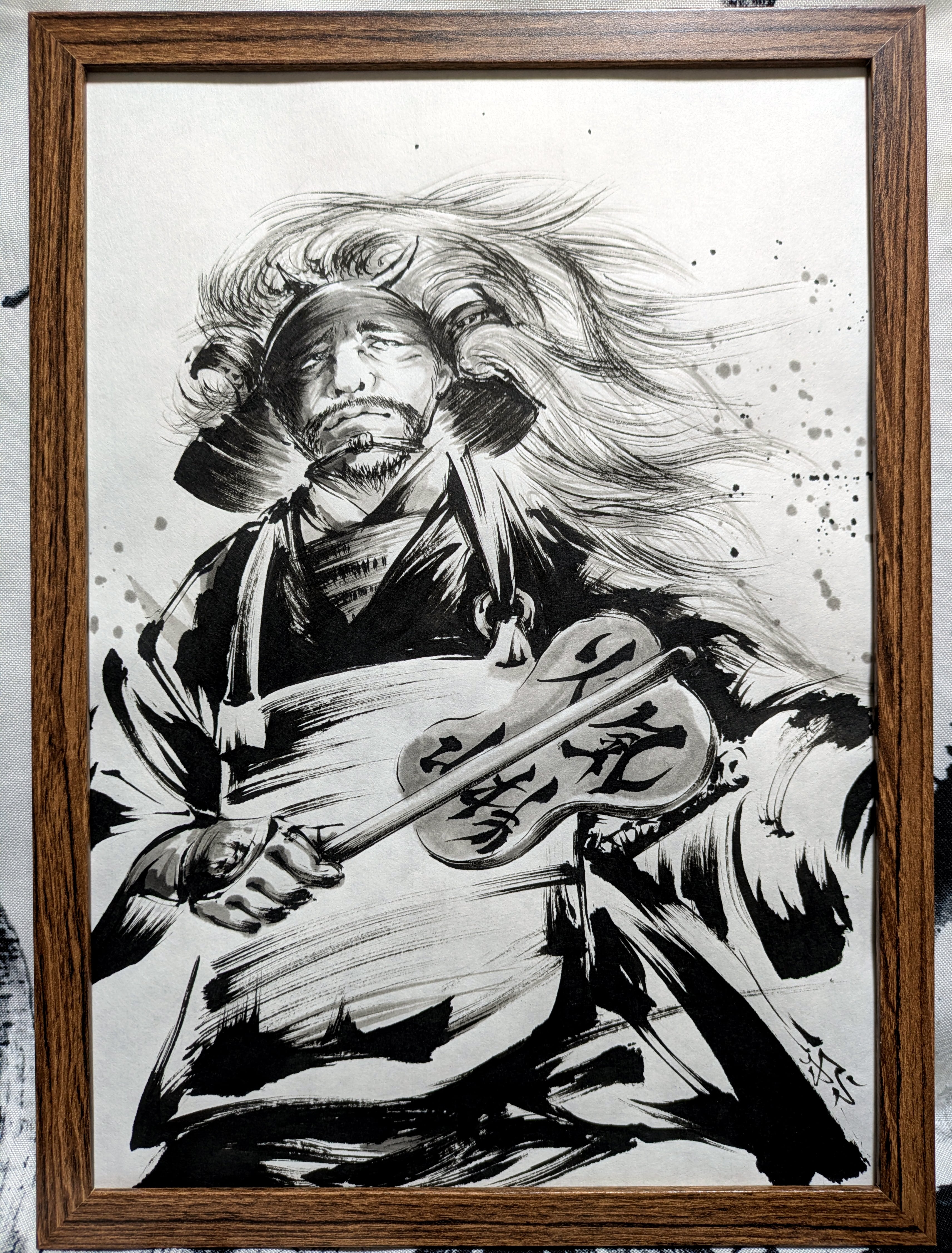 墨で描いた武田信玄