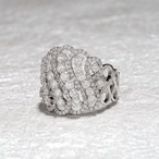 ダイヤモンド デザインリング K18(WG) / 1.700ct
