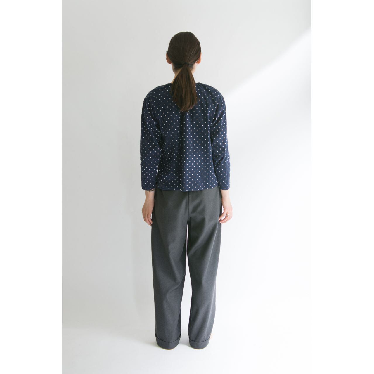【I.S. Issey Miyake】80's dot printed T-shirt （イッセイミヤケ ドット柄Tシャツ ）5d