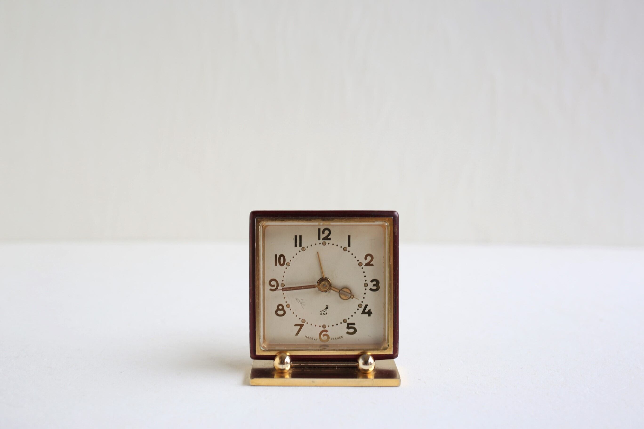 フランス アンティーク ヴィンテージ JAZ 目覚まし時計 『SABLIC』 N-03882