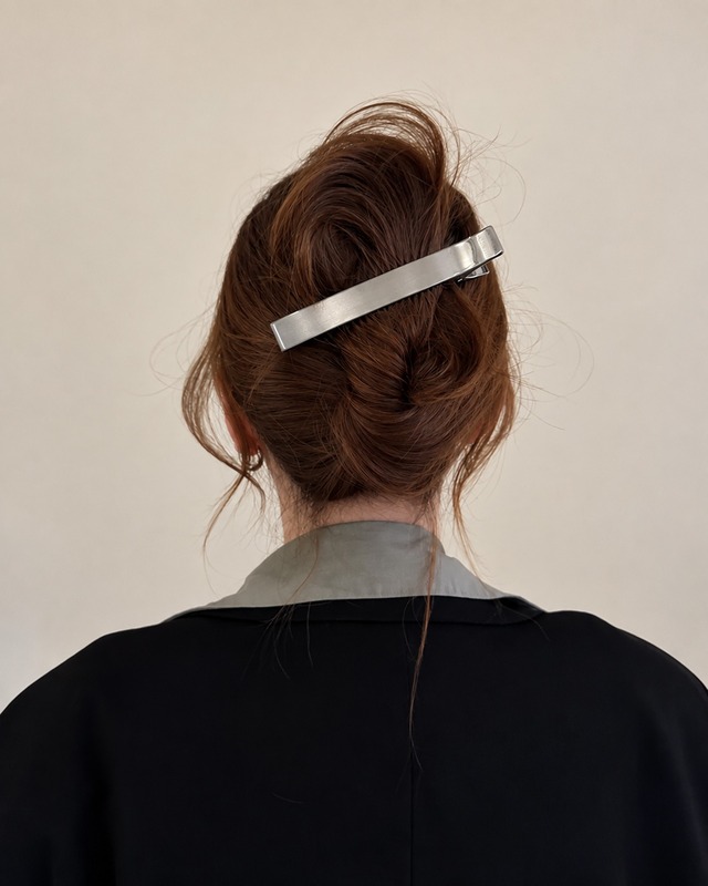メタル ロングヘアクリップ R0544