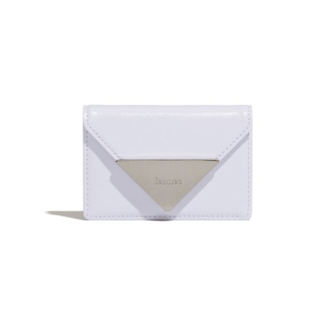 [FENNEC] CRINKLE TRIANGLE ACCORDION POCKET - FOG LAVENDER