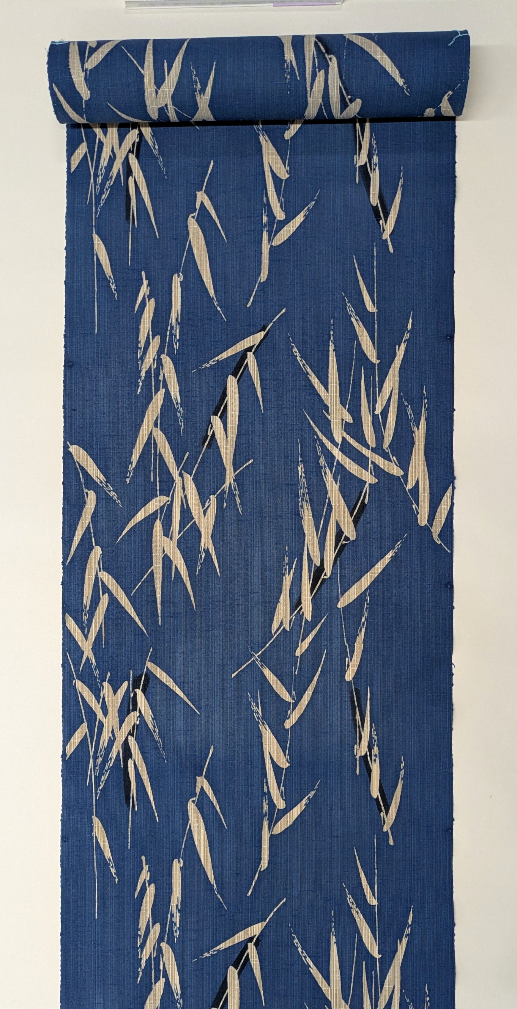 奥ゆかしさを醸す伝統衝立 山水画＋小紋柄 奥州小紋（笹） | kimonogallery晏