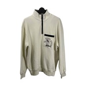 GREENCLUBS グリーンクラブ × バッグスバニー ハーフジップ トレーナー シャツ 5/ホワイト メンズ