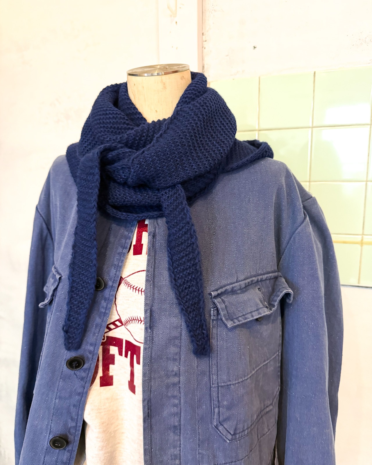 【SOIL GOODS】HOODED SCARF