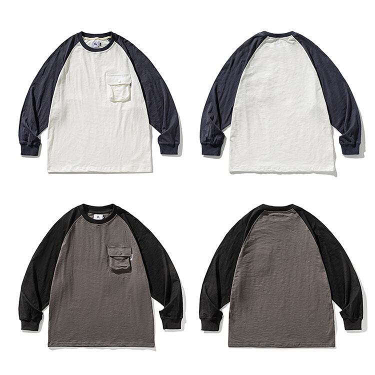 ★RAGLAN CHEST POCKET T-SHIRT　　　A0425