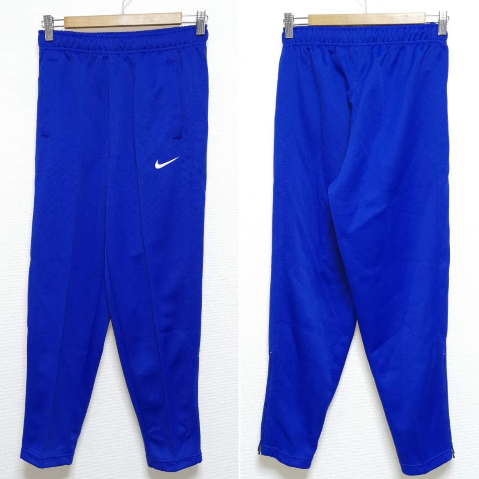 送料無料 M 90s ナイキ NIKE トラック パンツ ジャージ 銀タグ 青 日本 