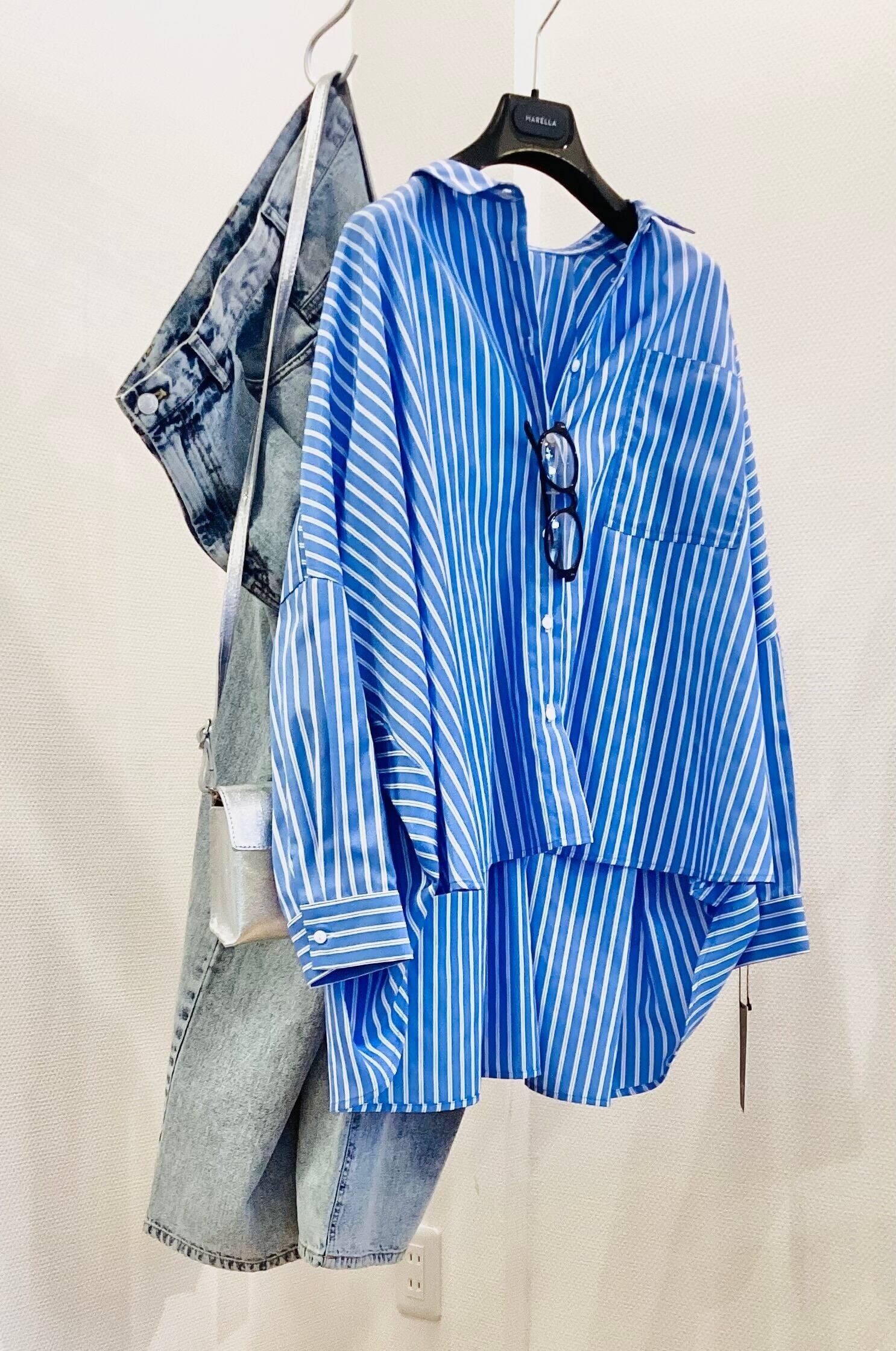 【梅春10%OFF】オーバーシルエット後ろギャザーブラウス【Instagram配信中】