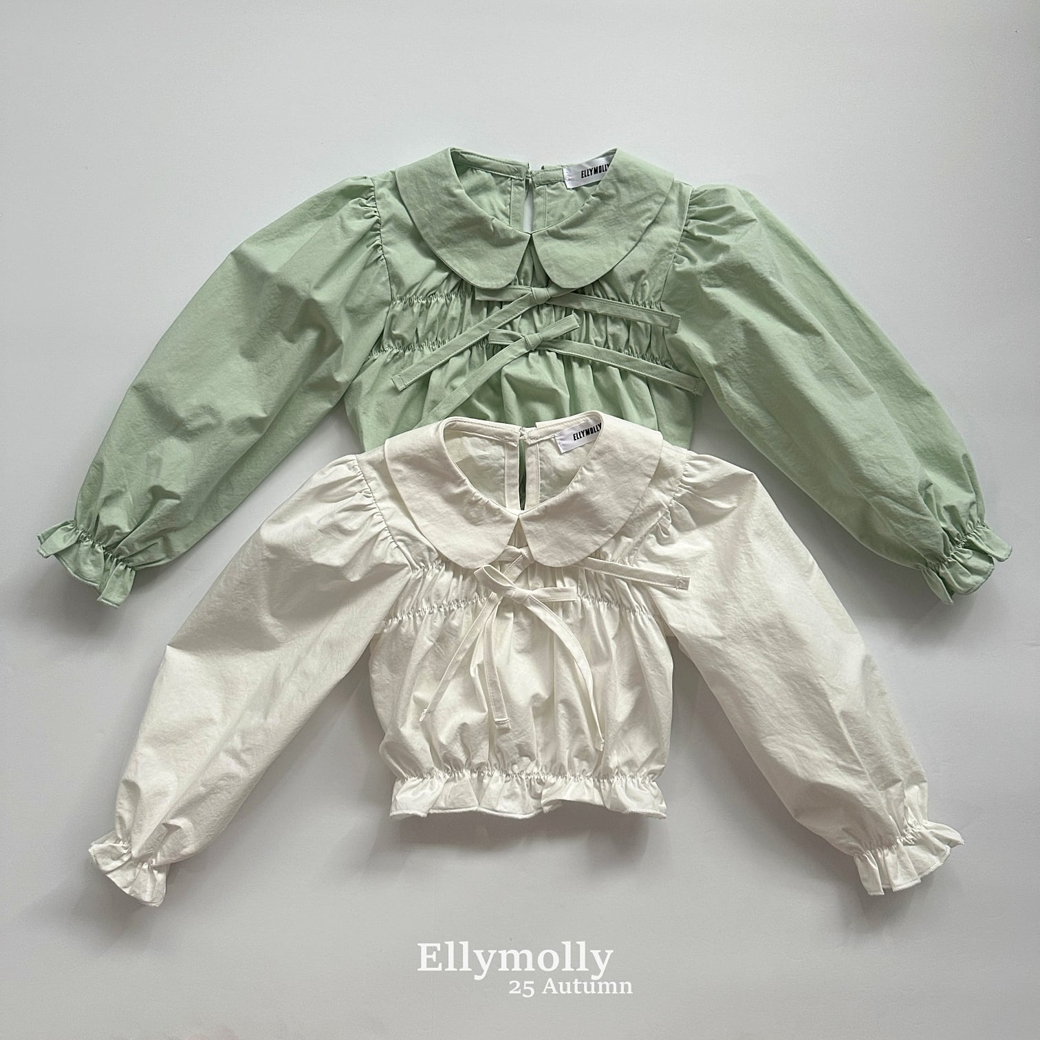 «Sold out»«ジュニアサイズあり»«elly molly» シュガーブラウス 2colors
