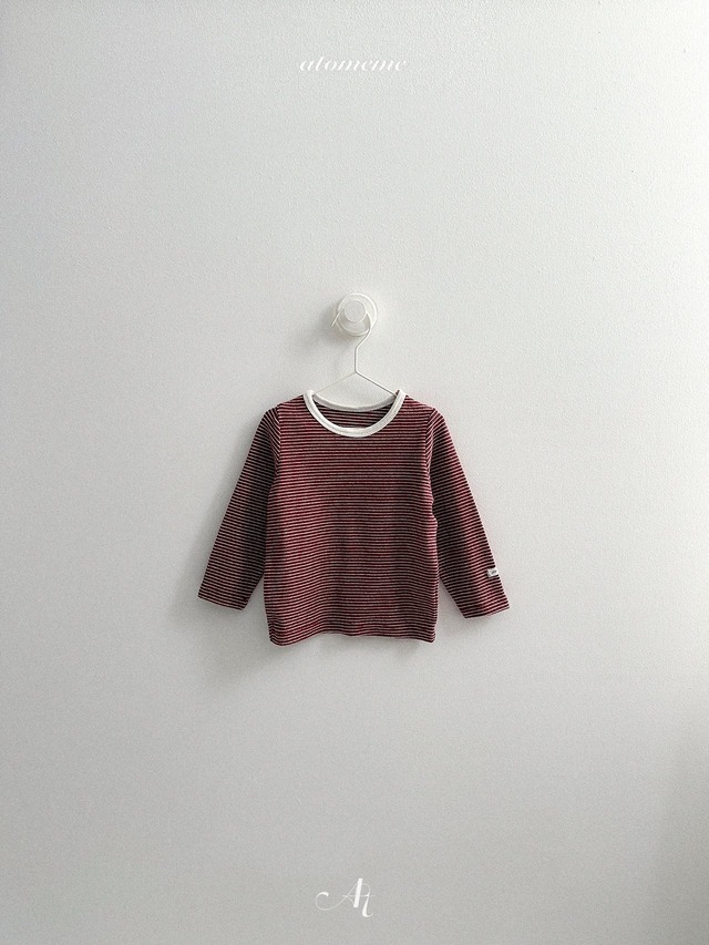 【予約/特典】atomeme / Arden Stripe T