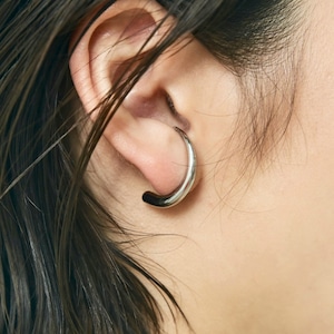 316L ( サージカルステンレス ) moon pierce 【SILVER】#p07