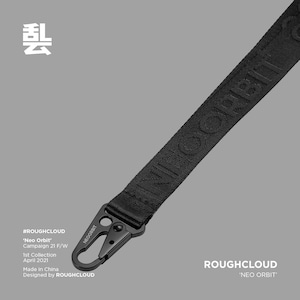 ROUGHCLOUD ナイロンロングストラップキーチェーンベルト