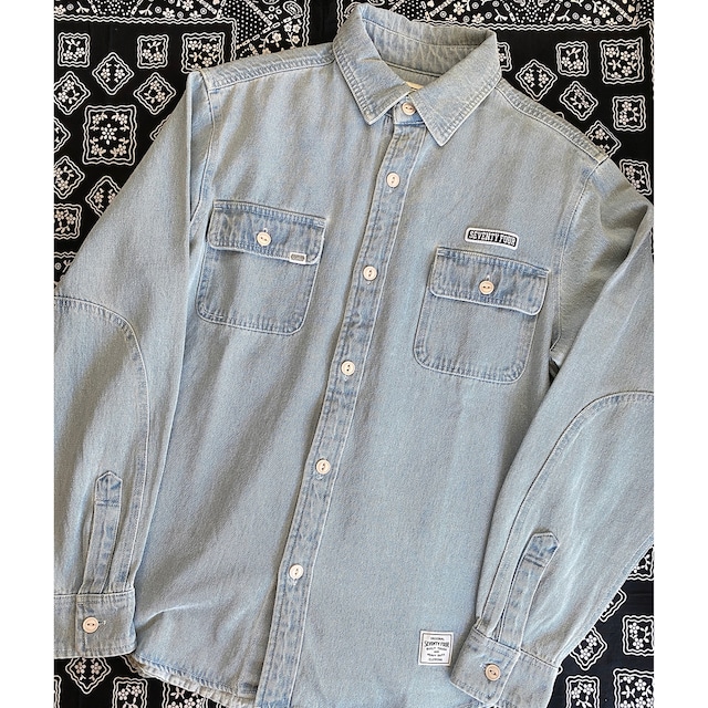 デニムシャツ / SEVENTY FOUR(セブンティーフォー) / WASHED DENIM SHIRT L/S(Lサイズ)(STF26FW7)