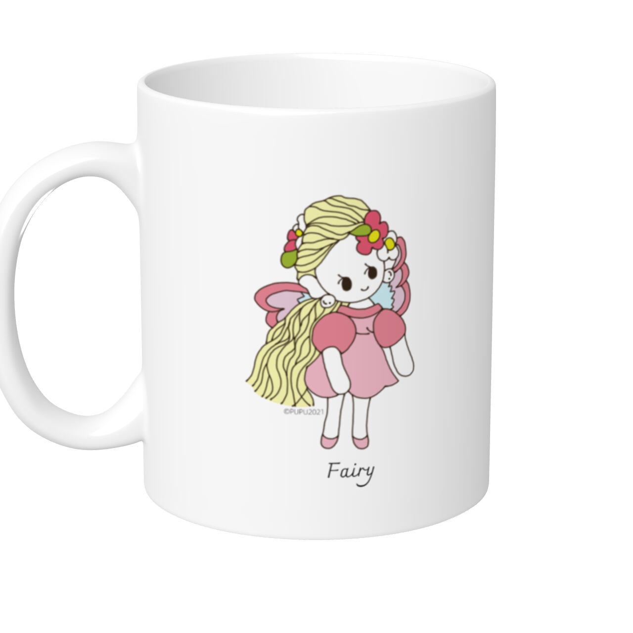 受注制作/工場直送】Who is she?マグカップ＊妖精のマグカップ