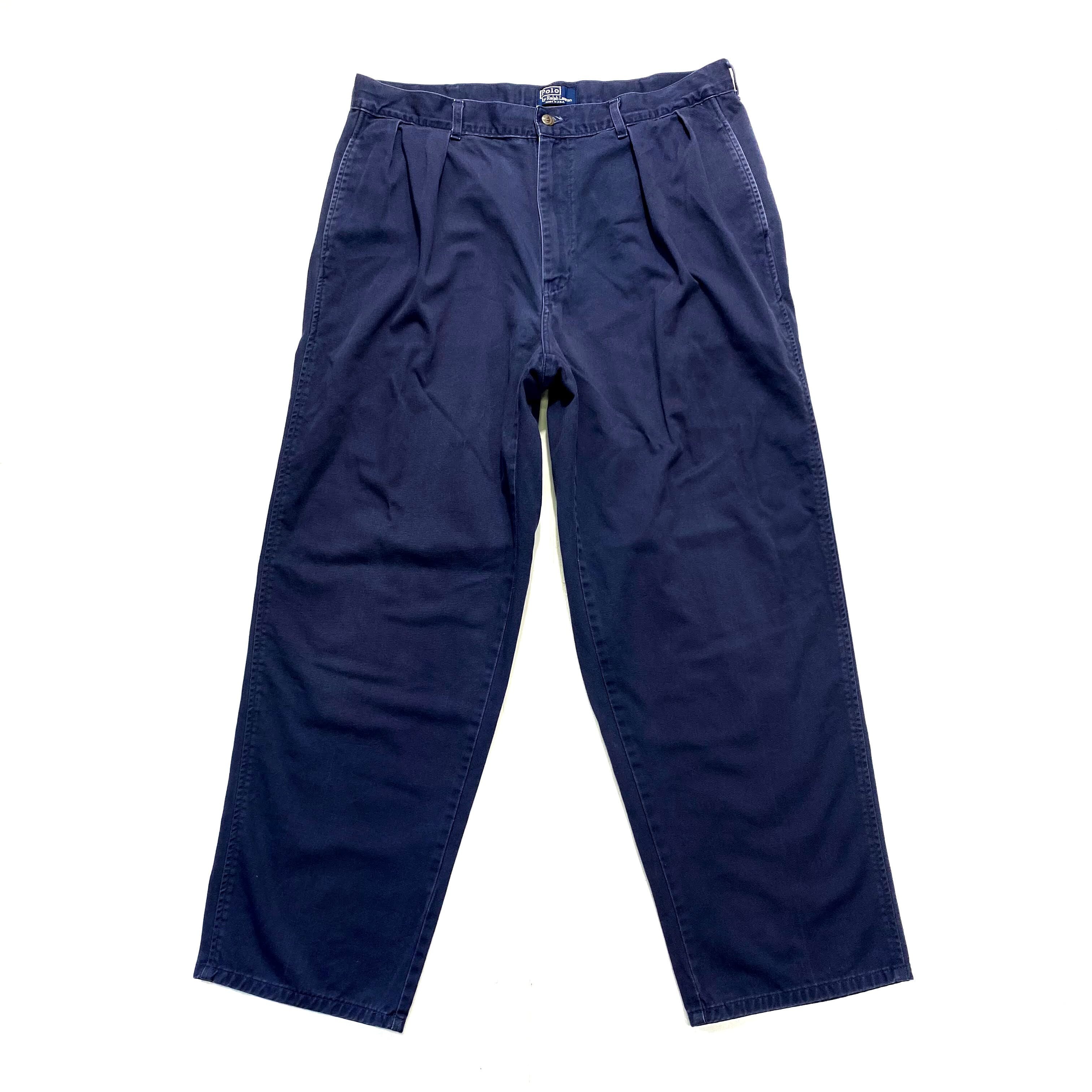 90年代 USA製 Polo Ralph Lauren ポロラルフローレン 2タック 