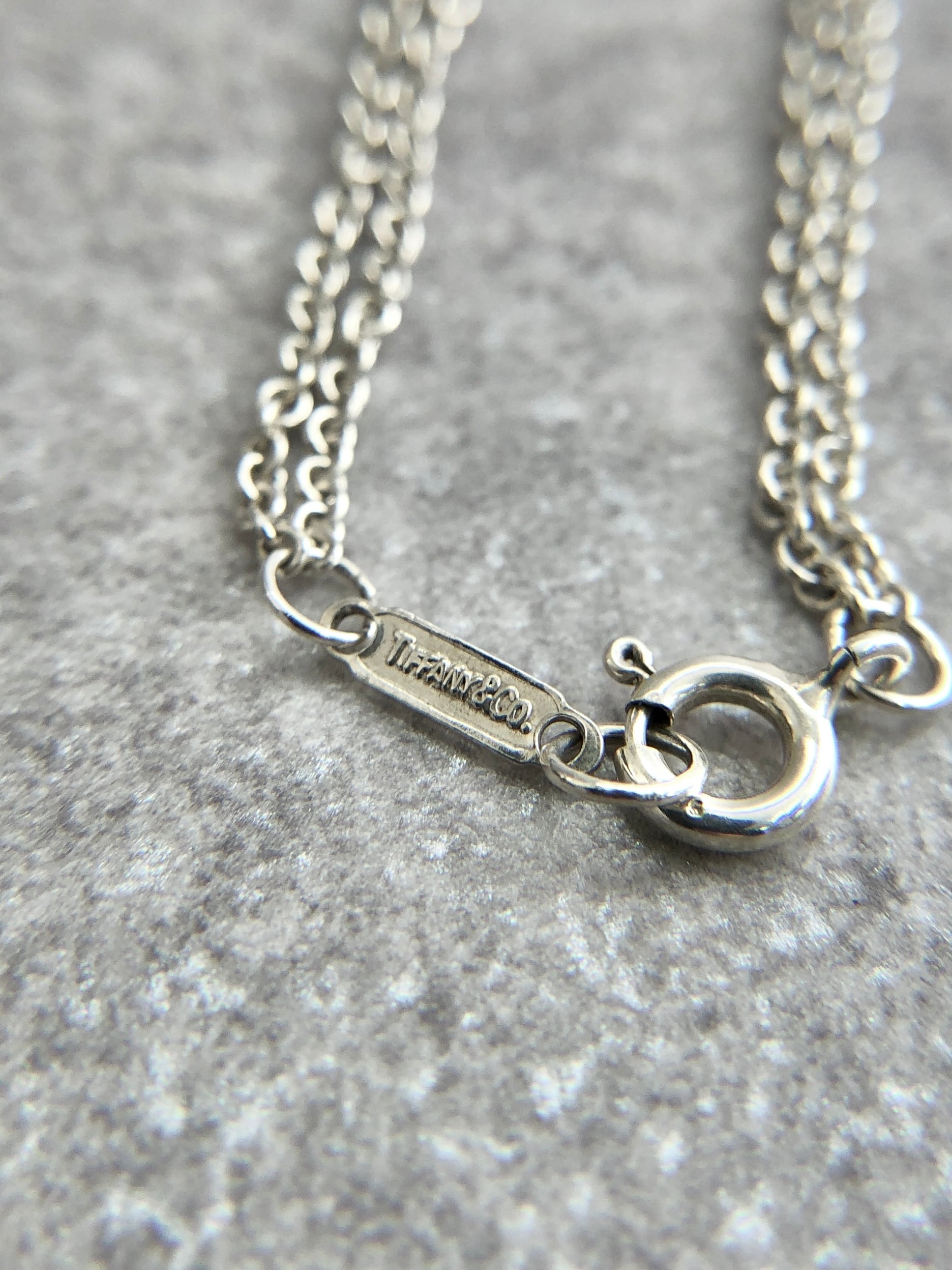 美品　ティファニー　インフィニティ　ネックレス　　ダブルチェーン　シルバー Tiffany & Co. ティファニー ネックレス シルバー インフィニティ 925