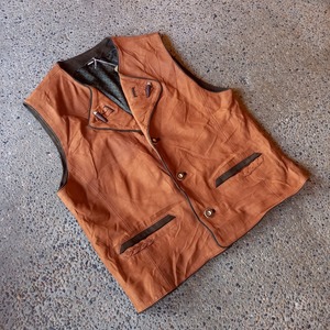 チロリアン レザーベスト used [201075]