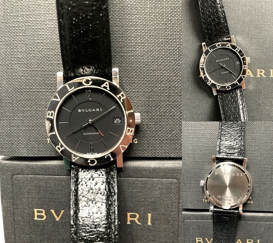 美品 BVLGARI ブルガリ BB33SL PERPETUEL ブラック