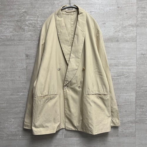 AURALEE オーラリー A8SJ01TN 18SS SHAWL COLLAR JACKET ジャケット ...