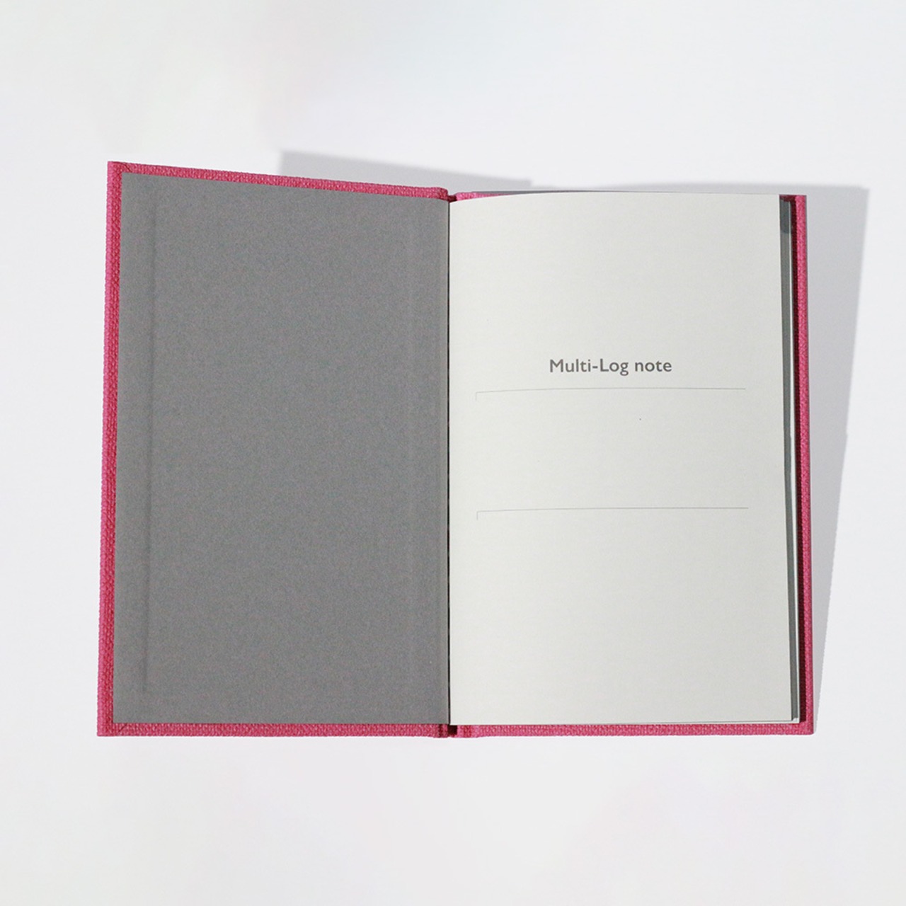 Multi-log note - 【ドット方眼・五段階評価】スパークリング / A6変形 / ハードカバーノート