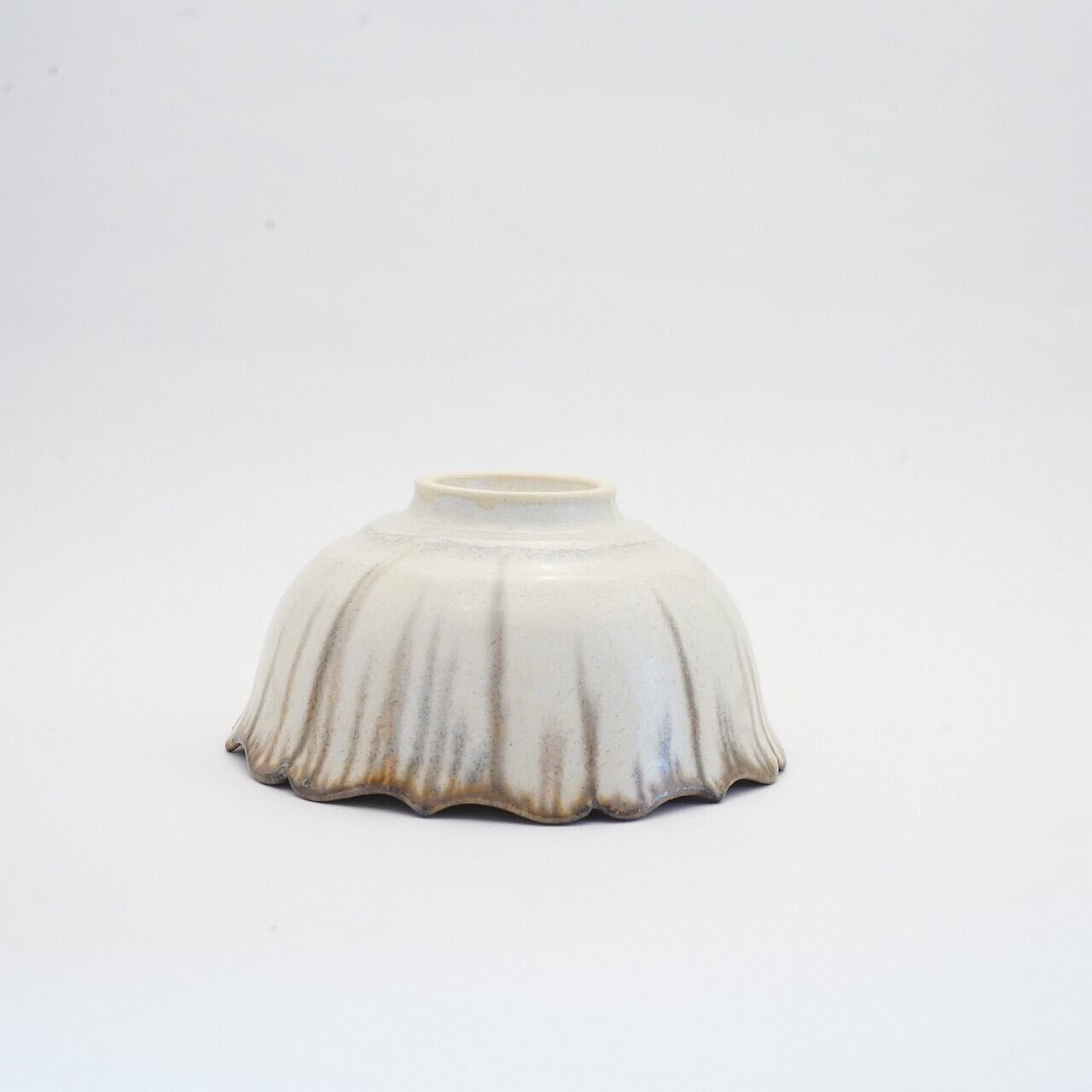 陶芸凌山　松尾重利　銘　「雲海」　花生　大作　上位作　共箱　日展作家　高さ27㎝ 陶芸凌山 松尾重利 銘 「雲海」 花生 大作 上位作 共箱 日展作家