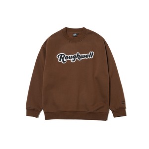 ESSENTIAL SAGARA LOGO CREW SWEAT (BROWN)