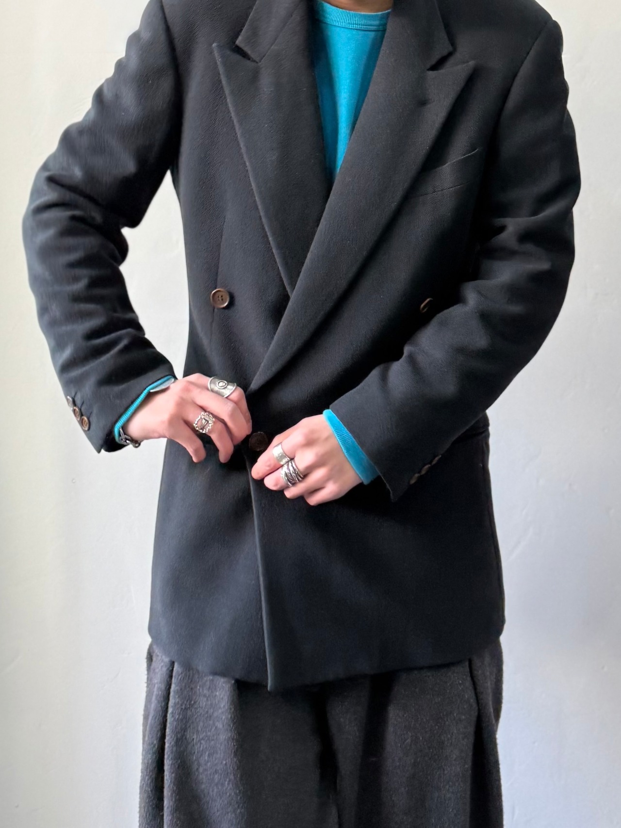 【L】GIORGIO ARMANI / Double Breasted Tailored Jacket / 20251330