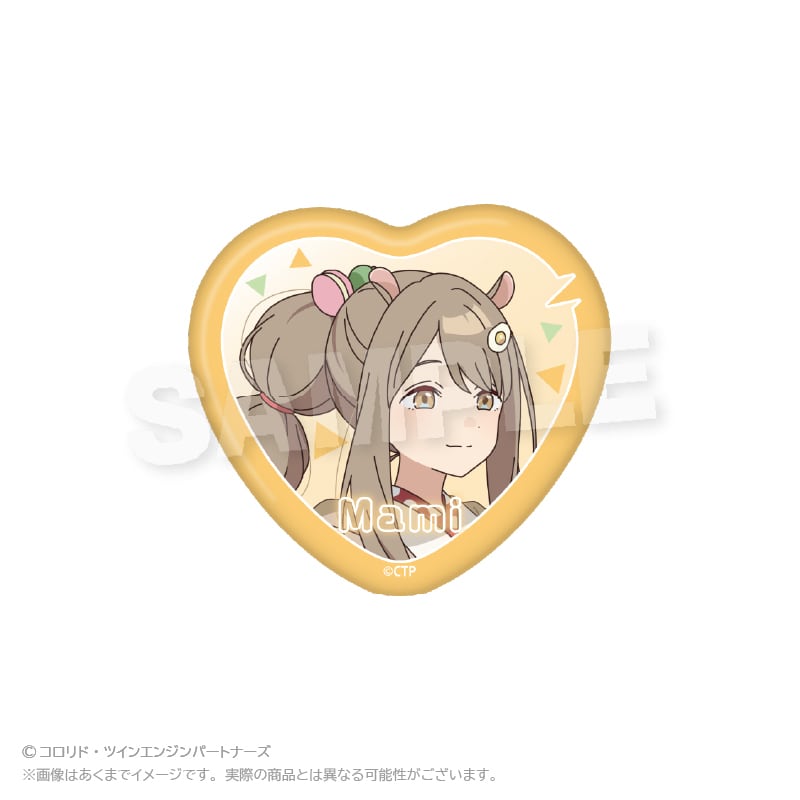 超かぐや姫！×カラオケの鉄人 トレーディングハート缶バッジ