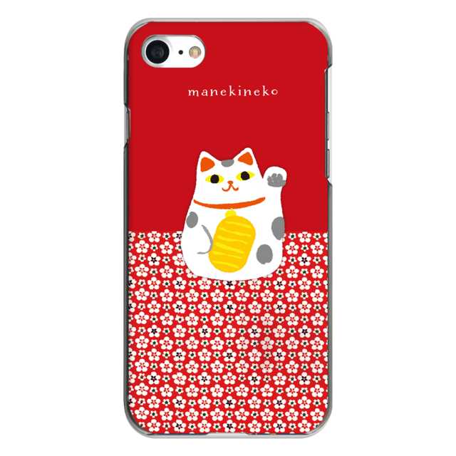 iPhone対応 スマホ ハードケース クリア 招き猫 民芸 デザイナーズ 【iPhone17 / iPhone16e / AQUOS / Xperia  他 iPhone / Android ほぼ全機種対応】 |desr2570